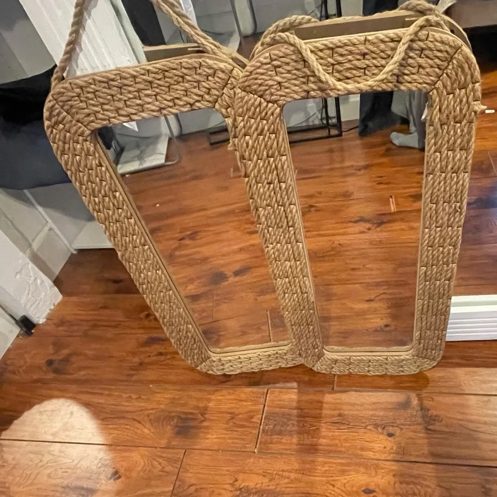 WICKER MIRRORS